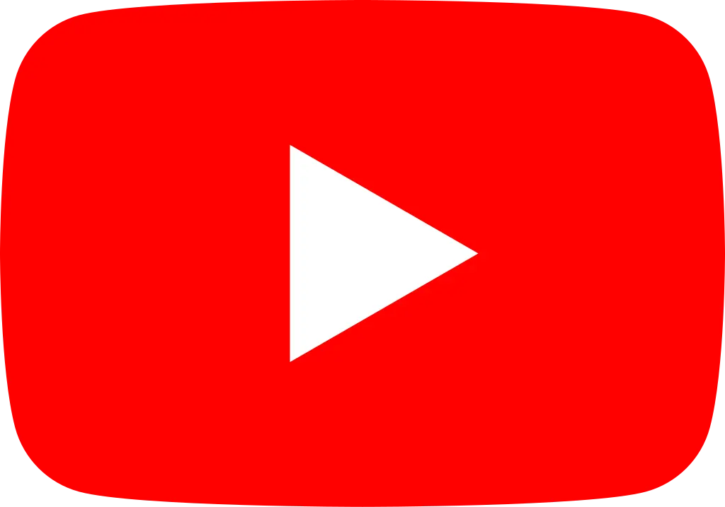 YouTube logo icon